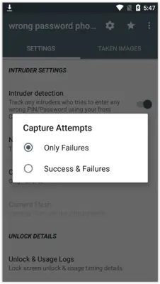 Who tried To unlock my phone android App screenshot 1